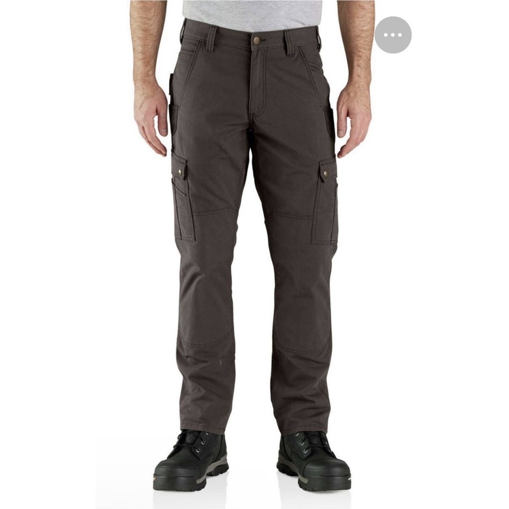 Carhartt Relaxed Straight Ripstop Double-Front Cargo Pant sz.40Wx30L Dark Coffee